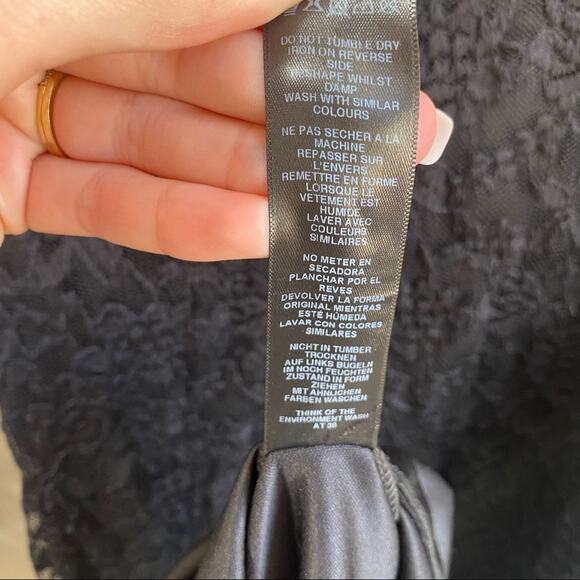 ASOS‎ Maternity Black Lace Midi Dress - Picture 5 of 6